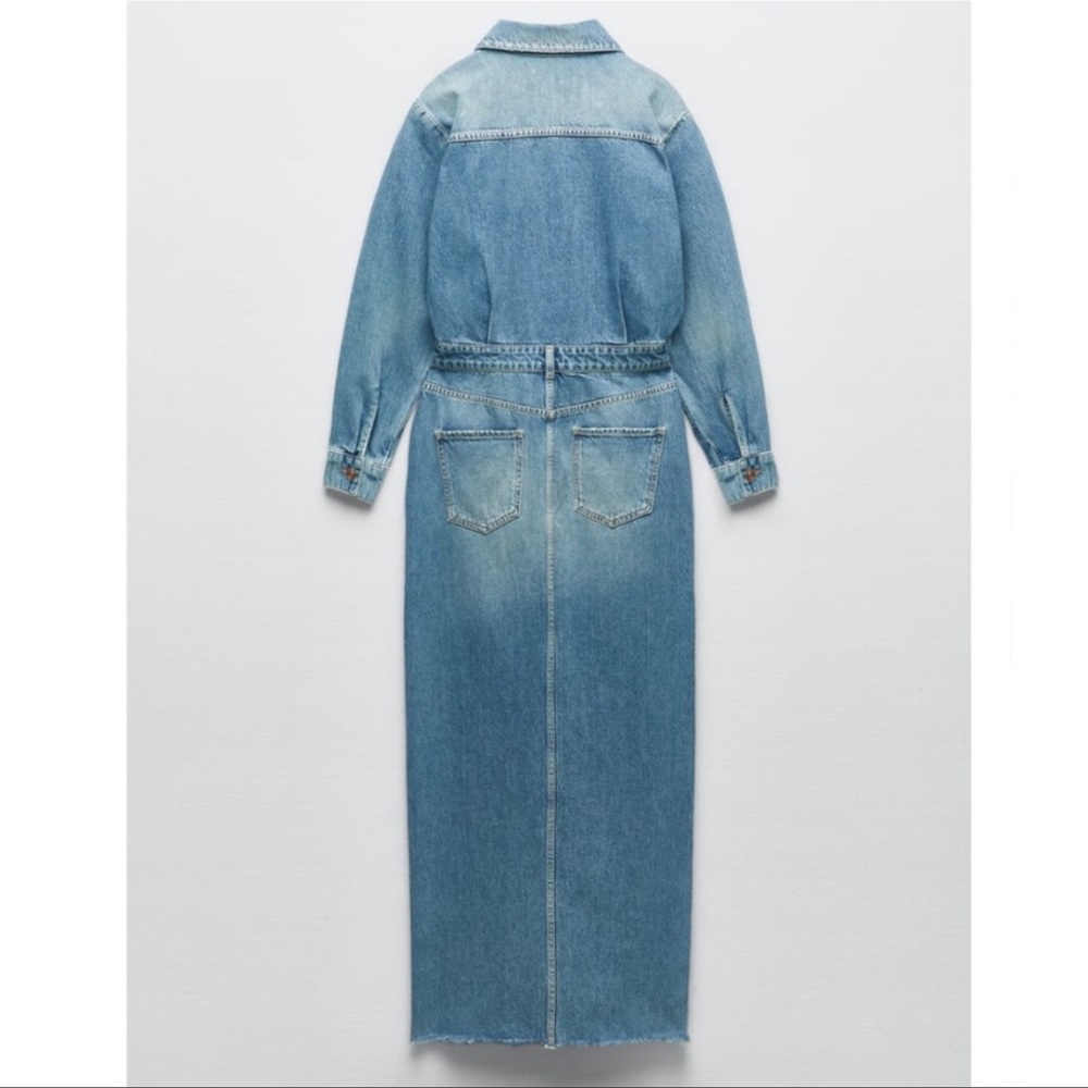 Zara Z1975 DENIM DRESS - Picture 5 of 9
